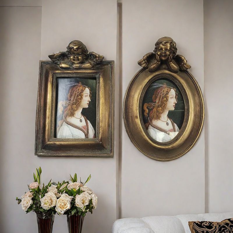Vintage Resin Photo Frame Retro Ornaments