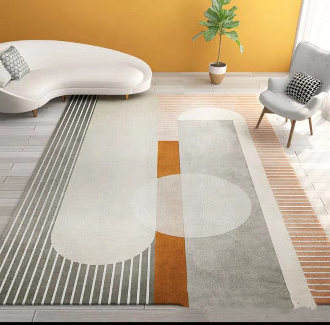 Premium Sofa Carpet Living Room Simple Grey