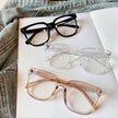 Large Frame Anti Blue-ray Glasses Personality Rivets