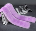 Fur long scarf