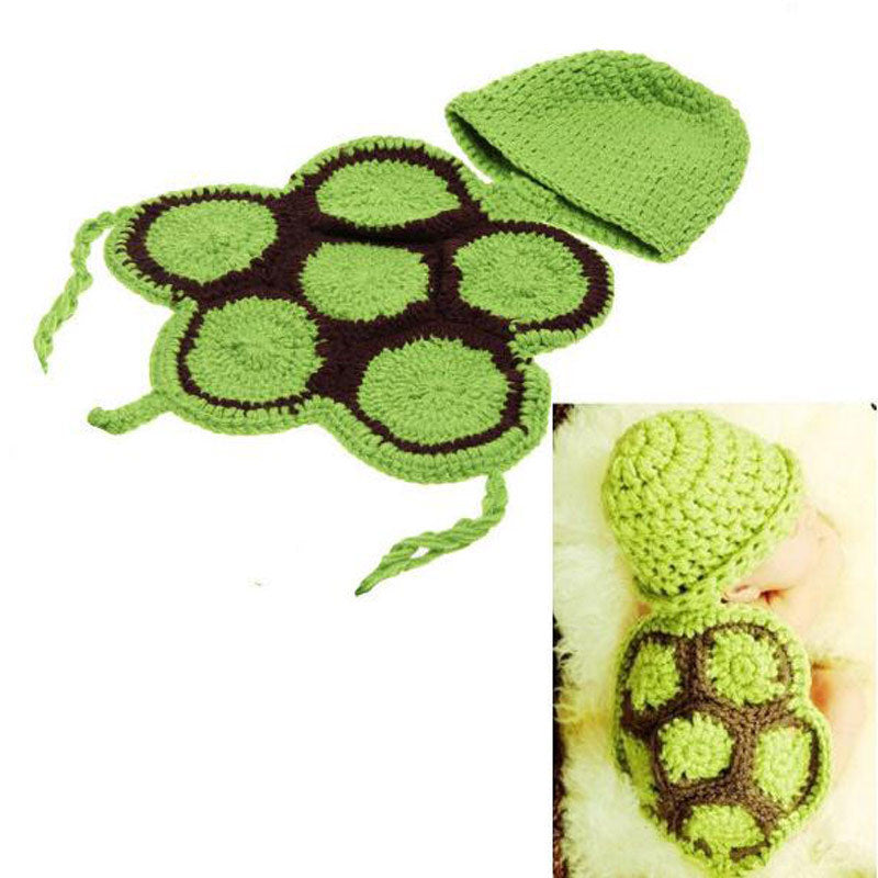 Wool knitted baby photo dress