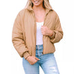 Lapel Warm Long Sleeves Coat For Women