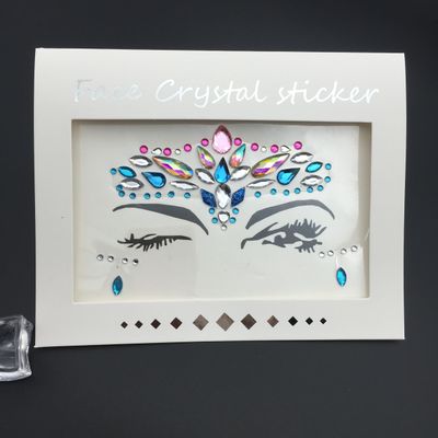 Temporary Facial Rhinestone Tattoo Stickers