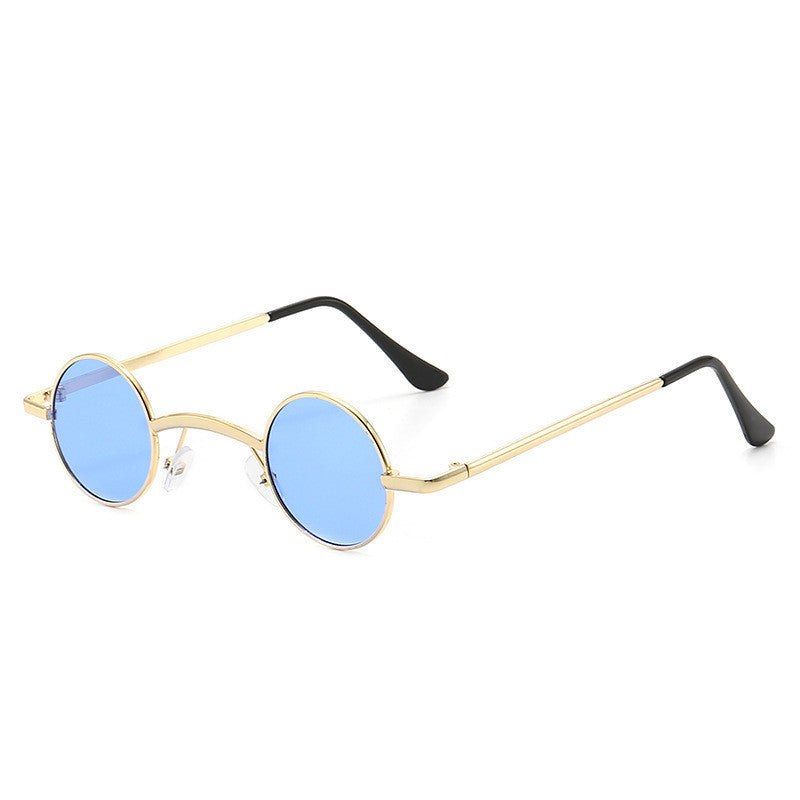 Men And Women Fashion Retro Small Round Frame Sunglasses