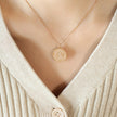 Ethnic Design Sense Niche Titanium Steel Ornament Clavicle Chain Lucky Necklace