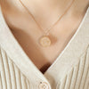 Ethnic Design Sense Niche Titanium Steel Ornament Clavicle Chain Lucky Necklace