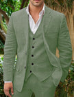 Linen Business Casual Suit Men's Suit Wedding Banquet