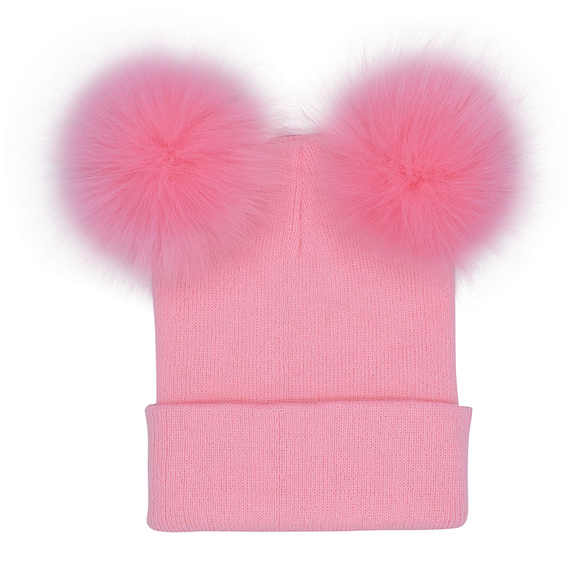 Fashion Women's Double   Woolen Hat