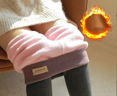 Sherpa Fleece Warm Pants Women Outerwear Grey