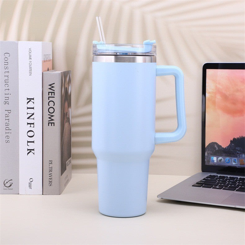 Stainless Steel Coffee Cup Handle Water Cup Cup Metal 40 oz stanley style
