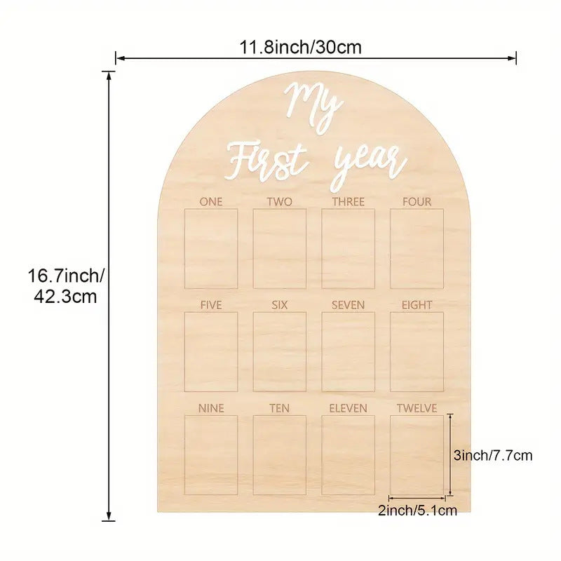 Wooden Baby Memorial Photo Frame Newborn