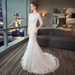 Wedding Dress Slim Fit Mermaid Simple Long Tail