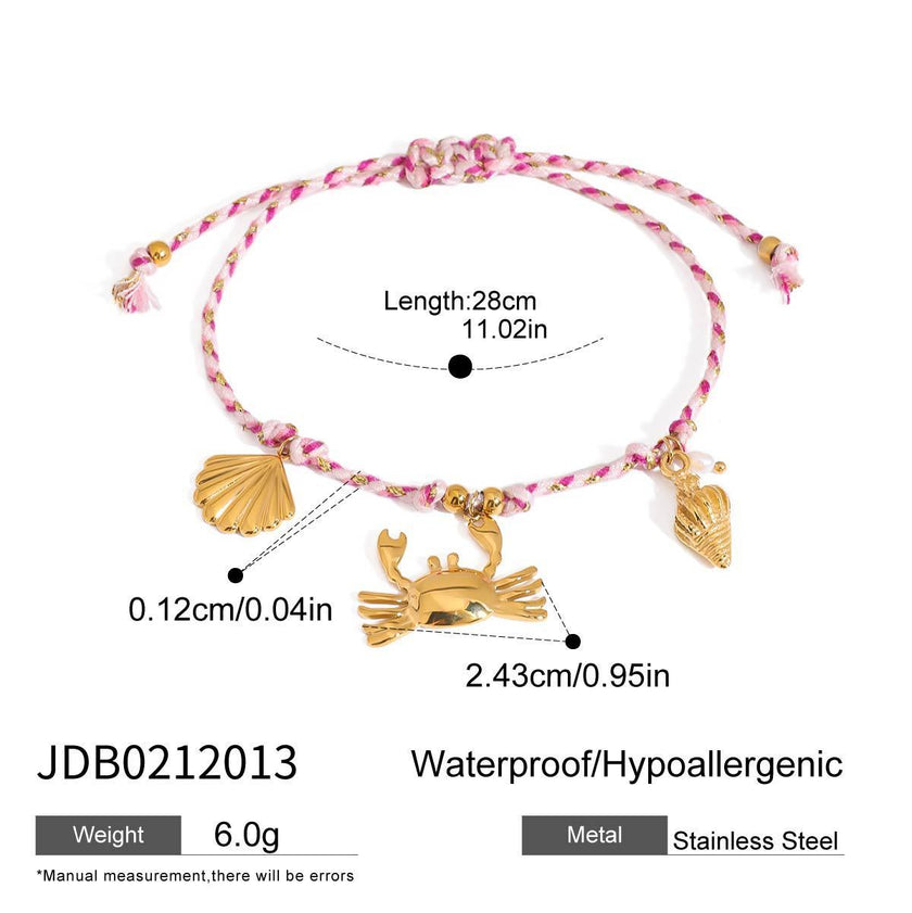 Marine Woven Diy Bracelet Stainless Steel