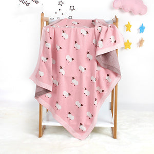 Baby Blanket Knitted Lamb Hug Blanket