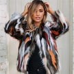 Women's Faux Fox Coat Short Fur