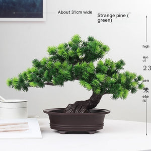 Simulation Artificial Flower Potting Decoration Plastic Tree Big Welcome Pine