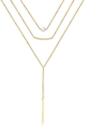 Men's Retro Fashion Stacked Necklace