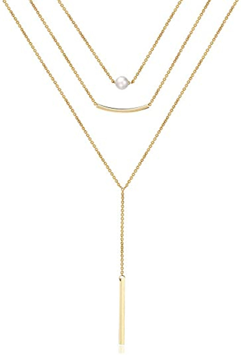 Men's Retro Fashion Stacked Necklace