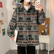 Style Poster Wall Loose Woolen Coat Plus Size Men