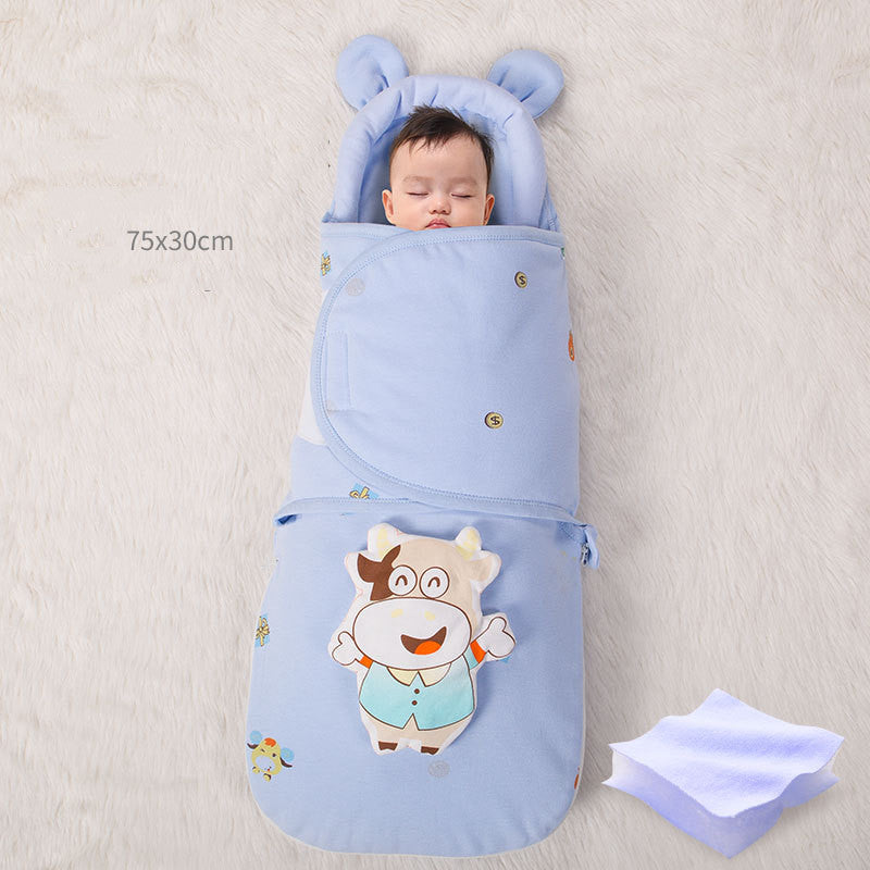 Anti-shock Baby Sleeping Bag Pure Cotton Quilt