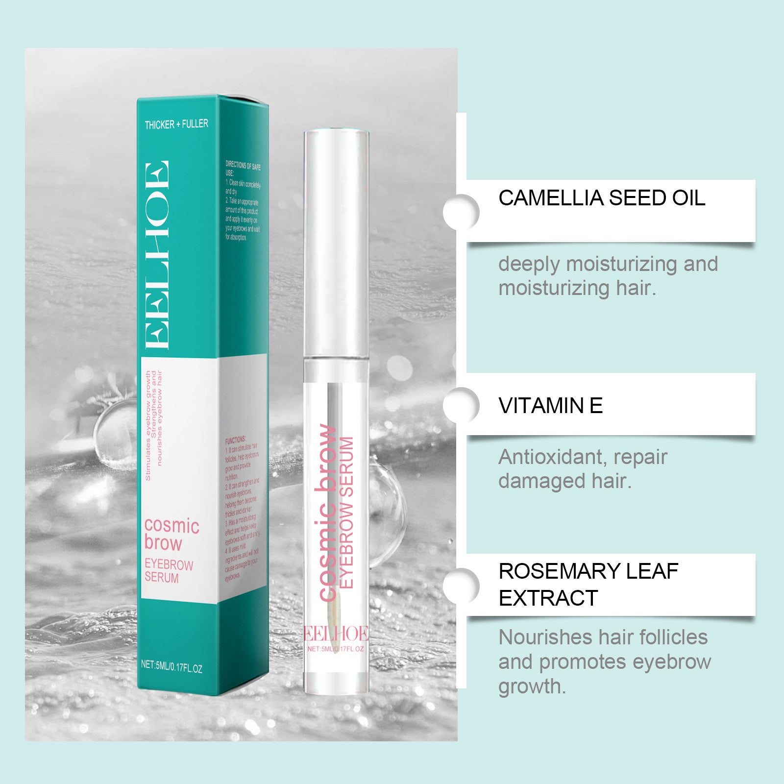 Eyebrow Liquid Gentle Moisturizing Care Eyebrow Refreshing Care Solution