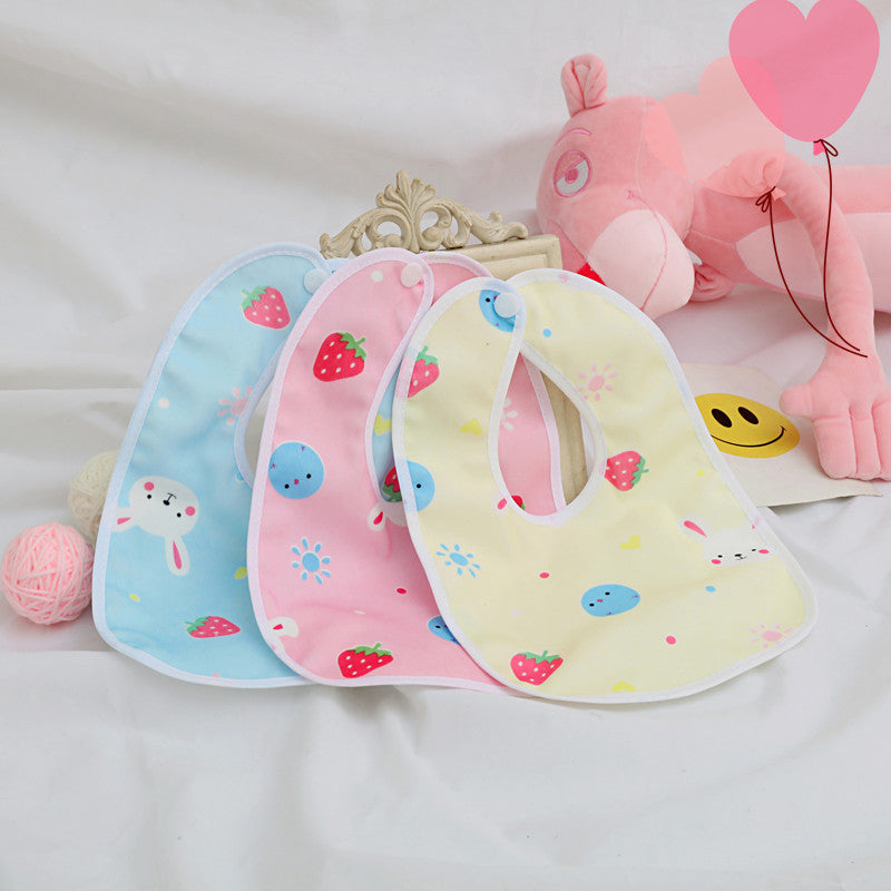 Fashion Newborn Crystal Velvet Waterproof Bib