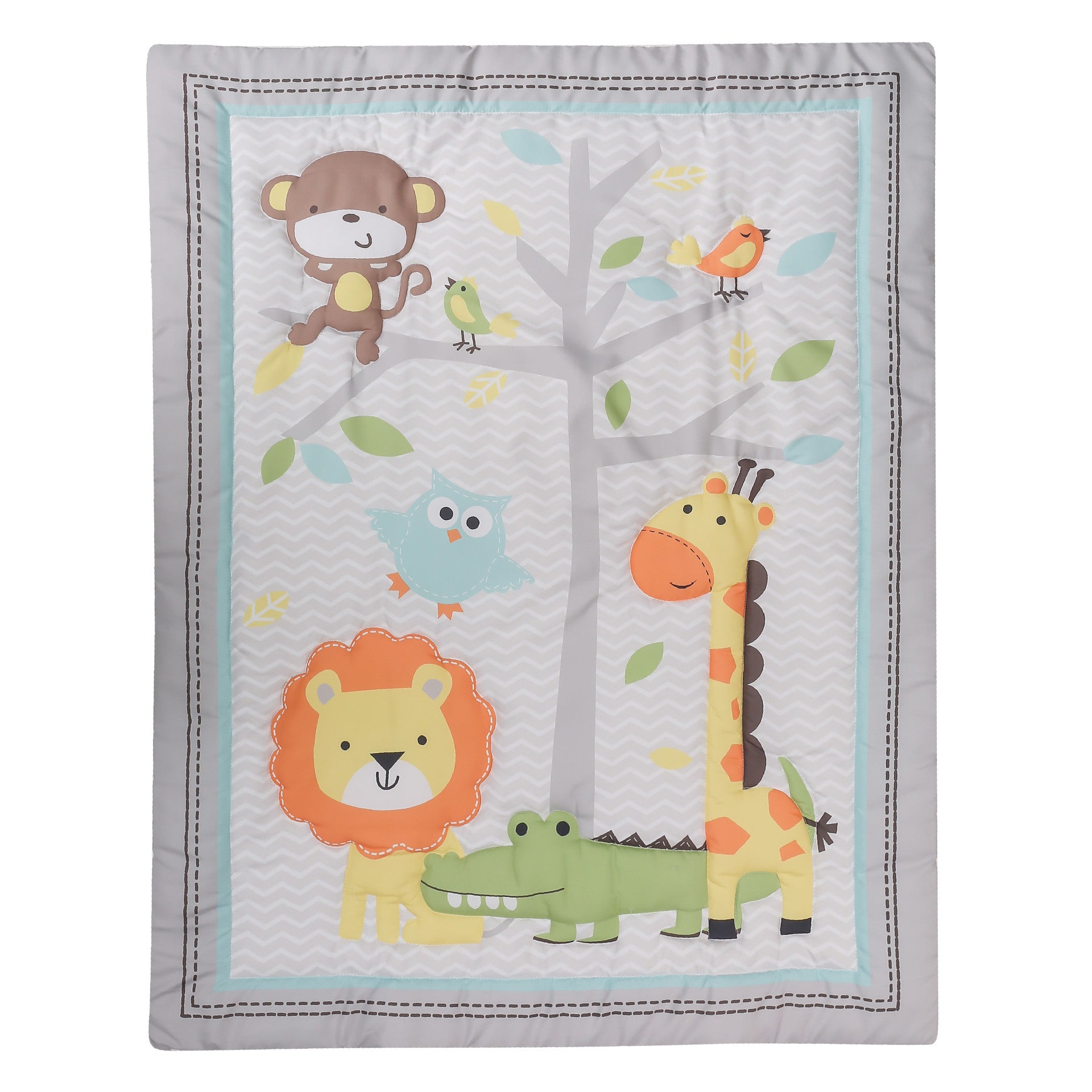 Children Quilt Fitted Sheet Single Bed Skirt Infant Bedding 3 pieces newborn kids bedding set