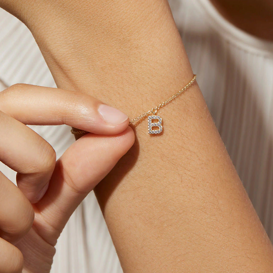 Fashion Simple Refined Zircon Bracelet