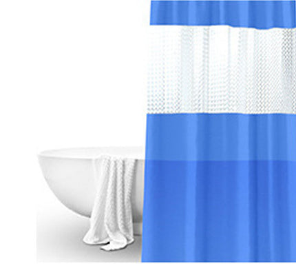 Splicing Translucent Waterproof Mildew Proof Bathroom Bath Shower Partition Curtain