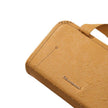 Leather Book Cosmetic Bag Large Capacity Portable