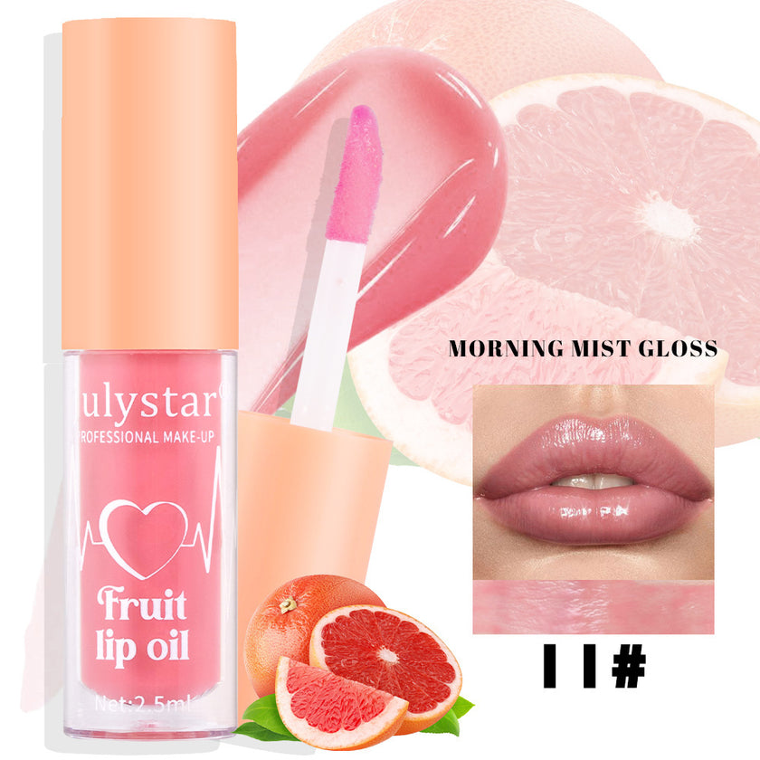 20 Colors Fruit Lip Lacquer Water Light Transparent Moisturizing