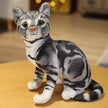 Simulation Cat Doll Plush Toys Long Pillow Children Doll