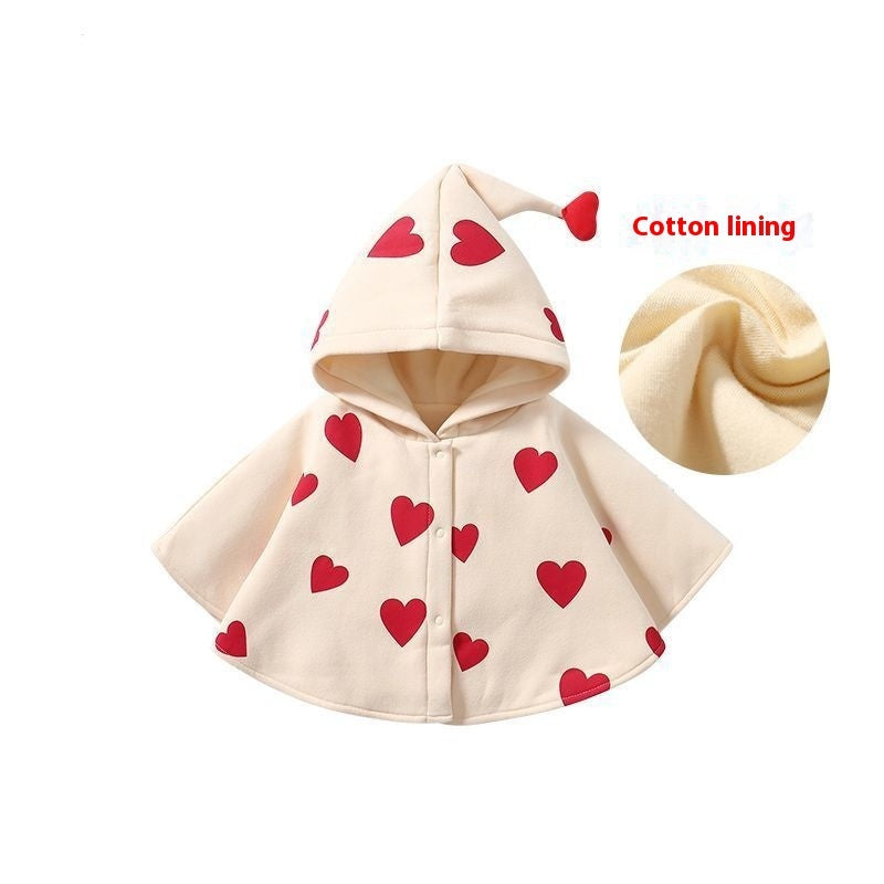 Baby Autumn And Winter Cape And Shawl Warm Coat