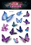 Waterproof Temporary Tattoo Sticker Small Butterfly Body Art Fake Tattoo Flash Tattoo Clavicle Female