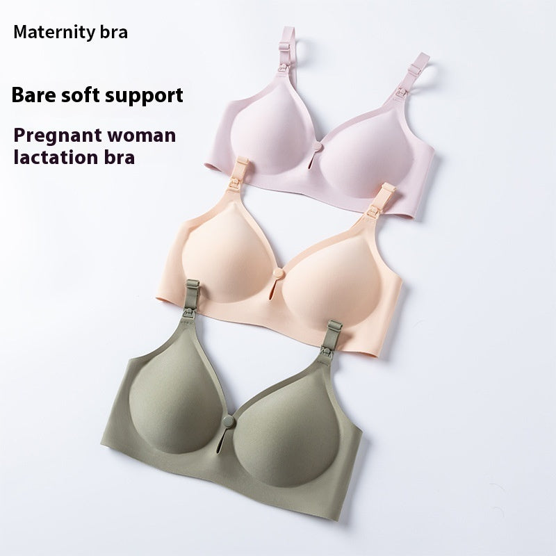 Maternity Bra Plus Size Front Buckle Nursing Underwear