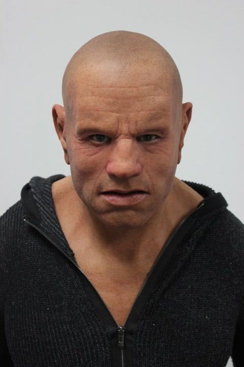 Face Wig Old Man Mask Headgear Halloween