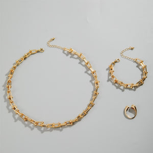 Design Hug Ring Bow Open-ended Bracelet