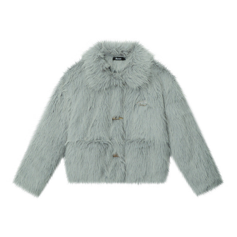 Cashmere Fur High-grade Coat For Women