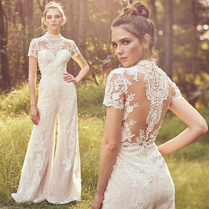 New Trouser Dress Wedding Dress Wide Leg Pants