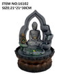 Southeast Asia Resin Crafts Waterscape Creative Buddha Statue Flowing Water Decoration