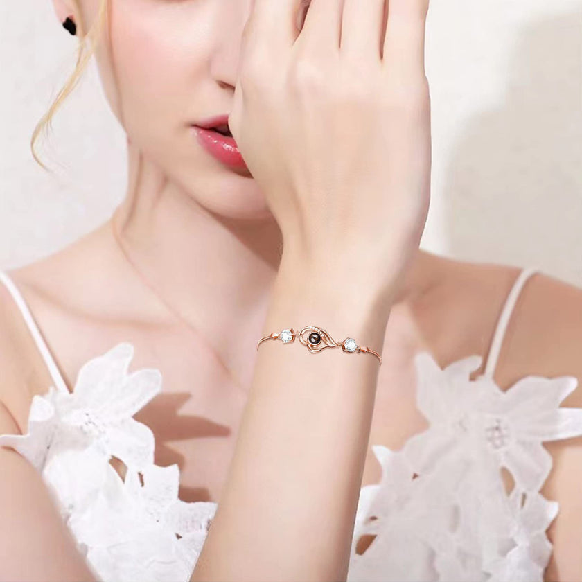 I Love You Nano Projection Bracelet Languages