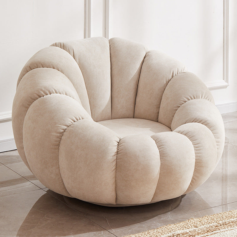 Pumpkin Lazy Tatami Balcony Casual Single Sofa Chair