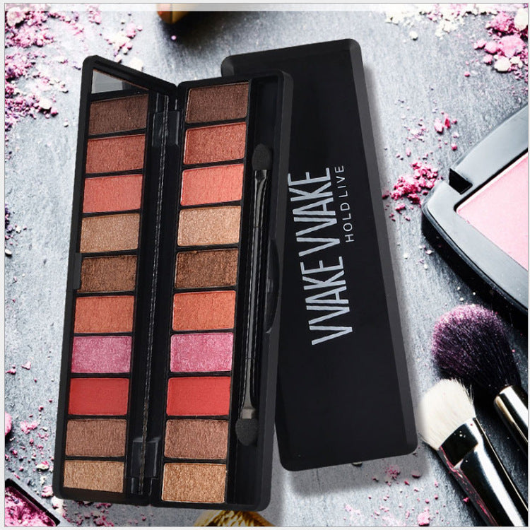 Pearlescent matte waterproof eyeshadow palette
