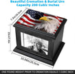 Wooden Cremation Urn With Photo Frame