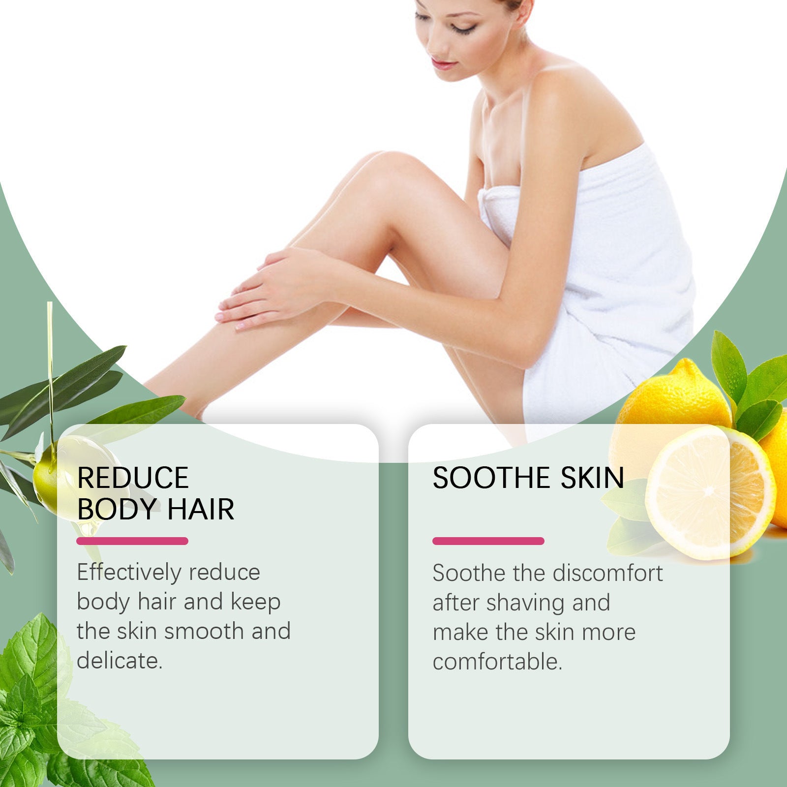 Body Hair Removal Treatment Oil