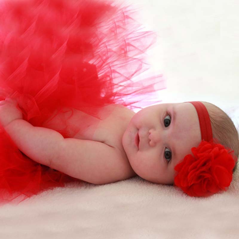 Photograph Of Newborn's Poncho Skirt Tutu