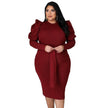 Women's Slim Fit Plus Size Dress