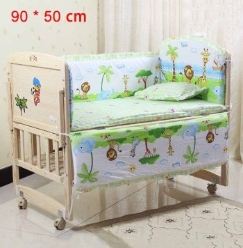 Five-piece cotton baby bedding 5 pcs set sheet blanket and more