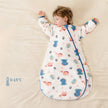 Baby Sleeping Bag With Thermostatic Cotton One-piece Anti-kick