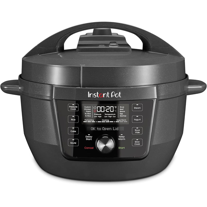 Instant Pot Pro 8 Qt 10-in-1 Electric Pressure Cooker, Black